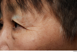 Woman Asian Chubby Face Skin Textures